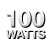 100 watts