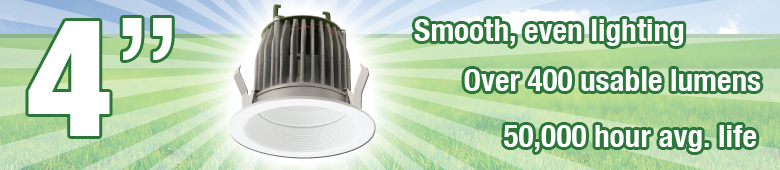 4" LED Designer Reflector Trims