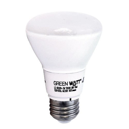 pude kylling synder Green Watt G-L2-BR20D-7W-3000K LED 7watt BR20 3000K flood light bulb  dimmable