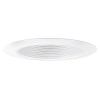 5" Designer Grade Recessed lighting LED retrofit white baffle white trim