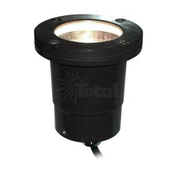 LED outdoor landscape lighting black fiberglass well light with moisture resistant wire connectors