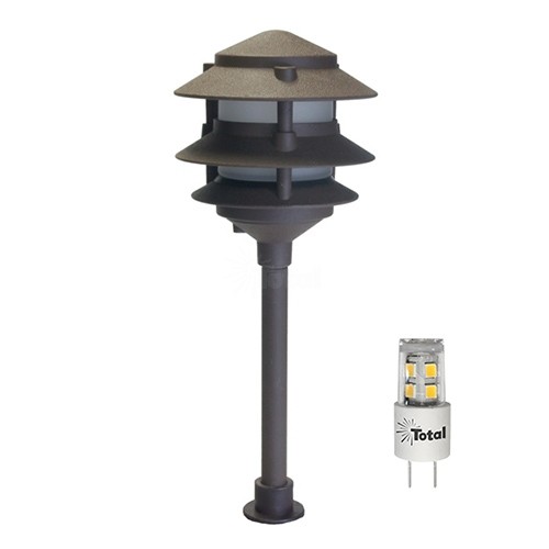 3W Bronze LED Outdoor Path Floor Plank Deck Light Surface Mounted Wall Lamp