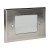 Outdoor landscape lighting stainless steel half brick step light face plate, 7110 series 