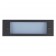 Outdoor low voltage bronze glass lens rectangle surface brick step wall light cover plate