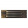 Outdoor low voltage louvered architectural bronze glass lens rectangle surface brick step wall light cover plate