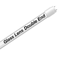 EZ LED T8 Double End Type B FROST glass lens retrofit tube, 18watt, 5000K Cool White Color