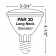 Bulk 39 watt Par 30 flood 120volt halogen long neck light bulb Energy Saver!