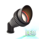 OUR MOST POPULAR LED black landscape lighting non-corrosive composite hooded spot light low voltage warm white