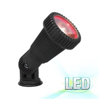 LED black landscape lighting non-corrosive composite spot light low voltage warm white