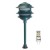 Outdoor LED landscape lighting green 3-tier pagoda path light warm white low voltage
