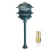 Outdoor LED landscape lighting green 3-tier pagoda path light warm white low voltage
