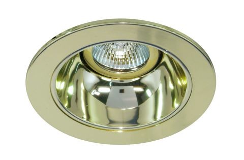 4" Inch Low Voltage Recessed Can Light Reflector Trim Gold 