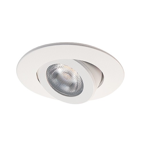 Clearance 2 Led Recessed Ceiling Lighting White Adjustable Gimbal Trim Warm Light 3000k Dimmable