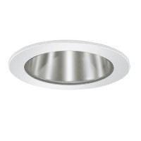 3" Low voltage recessed lighting clear chrome reflector white shower trim