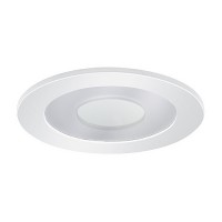 3" Low voltage recessed lighting white reflector frosted glass white illuminator trim