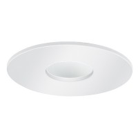 4" Low voltage recessed lighting adjustable angle-cut white reflector white wall wash pinhole trim
