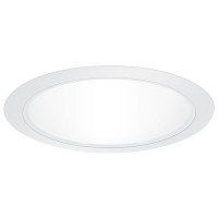 5" Recessed lighting specular white reflector white trim