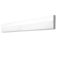 42" Under cabinet T5 fluorescent white UV protected poly carbonate lens light fixture