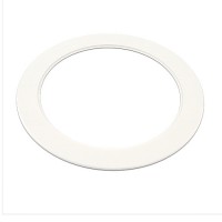 7-3/4" OD oversized white trim goof ring for 6" recessed lighting cans