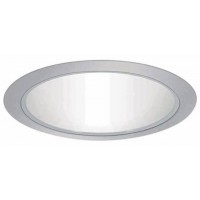 6" Recessed lighting air tight white specular reflector white trim