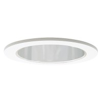 3" Low voltage recessed lighting clear chrome reflector white trim adjustable