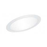 6" Slope recessed lighting sloped white reflector white trim. PAR/R/BR 30