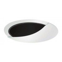 6" Recessed lighting white wall wash specular black reflector trim R/PAR 30