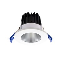 2" LED Mini Recessed lighting satin haze reflector white trim CCT selectable dimmable