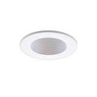 2" LED Mini Recessed lighting white baffle trim warm white dimmable CCT selectable