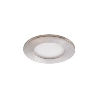 3" LED Round Slim Recessed lighting satin nickel trim CCT Selectable dimmable