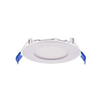 3" LED Round Slim Recessed lighting white trim CCT Selectable dimmable