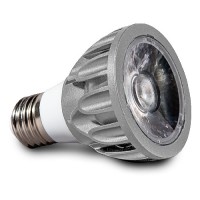 Architectural Grade LED PAR20 Light Bulb Flood 3000K Smart Dim Superior Color Rendering Silver SunLight2