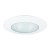 6" Recessed lighting smooth frost lens white shower trim