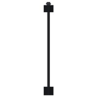 48" Extension Rod Architectural Black for 3-wire H-style Track Light