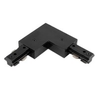 2 Circuit Track L connector Architectural Black H-style