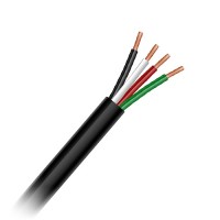Lighting Suspension 18/4 SJTOW Black Power Cable 10AMPs 300volt by the foot up to 500ft
