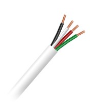 Lighting Suspension 18/4 SJTOW white power cable 10AMPs 300volt by the foot up to 500ft