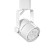 LED WHITE mini round track light fixture head warm white GU10 MR16 120volt bulb