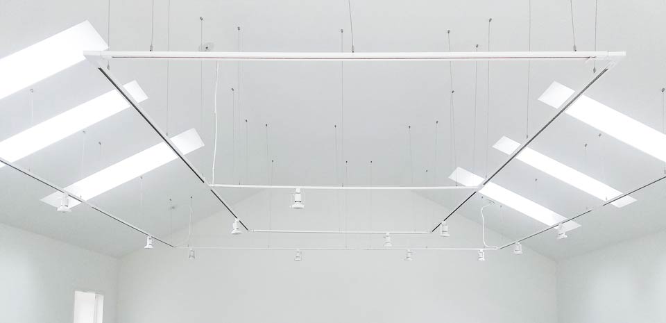 suspended rail lighting